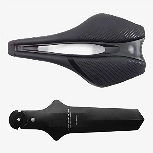 Sièges VTT : TGhosts Selle de vélo, Triathlon Vélo Selle Homme Route Femmes Hors Route VTT VTT Selle légère Course Cycliste Seat (Size : Black-Black-1)