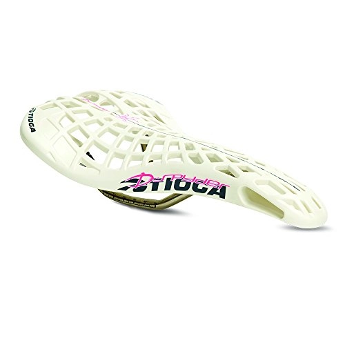 Sièges VTT : TIOGA BMX D- Spyder Original Selle Mixte Adulte, Blanc