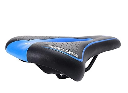 Sièges VTT : TOTMOX Selle de vélo de montagne avec coussin en gel doux Bleu