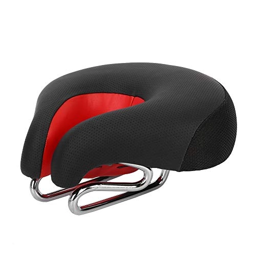 Sièges VTT : VGEBY1 Selle de Sige de Vlo, Coussin de Vlo Sige Outil Ergonomique aAccessoire de Coussin de Vlo Forme Ergonomique (Rouge)