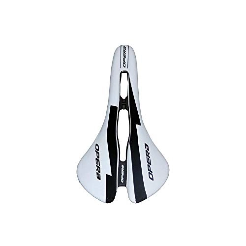 Sièges VTT : Vlo Seat Selle VTT Route Selles VTT Racing Selle PU Doux et Respirant Coussin de sige White