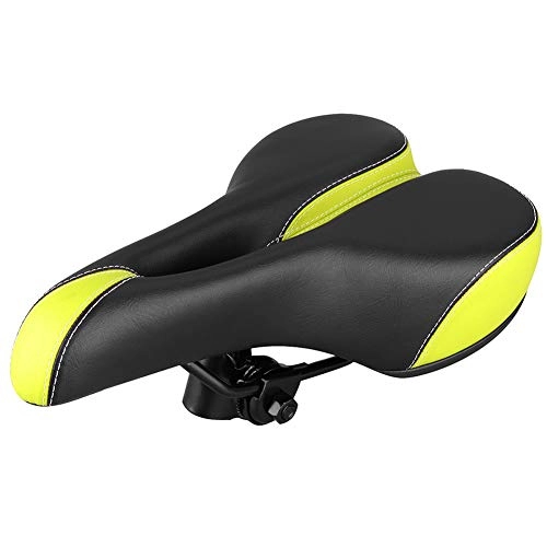 Sièges VTT : VTT Selle, Selle de vélo avec Mousse à mémoire Respirant Souple, Ergonomique et siège Confortable pour Hommes et Femmes, Multicolor en Option, Vert