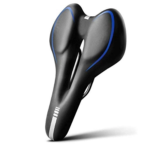 Sièges VTT : VTT Siège, Ergonomie Selle De Vélo Coussin De Vélo Imperméable Souple Respirant pour Les Femmes Hommes Fit pour Vélo De Route Et VTT (28X16cm)