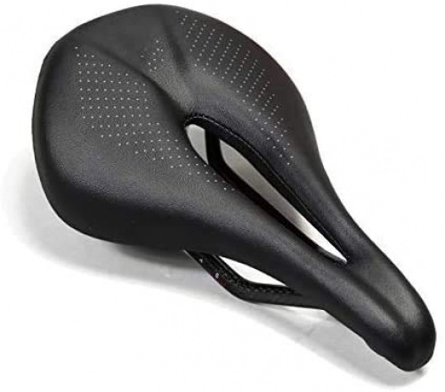 Sièges VTT : Vélo Selle Ultraléger Route vélo Selle Route Siège T700 3K Fibre de Carbone Rail EVA de Remplissage en Microfibre Cuir VTT Selle de vélo / sa de Carbone