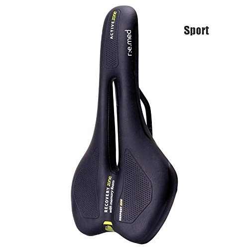 Sièges VTT : WMM Coussin de vélo de Route for Selle de vélo en Mousse à mémoire VTT Professionnelle (Color : Sports)