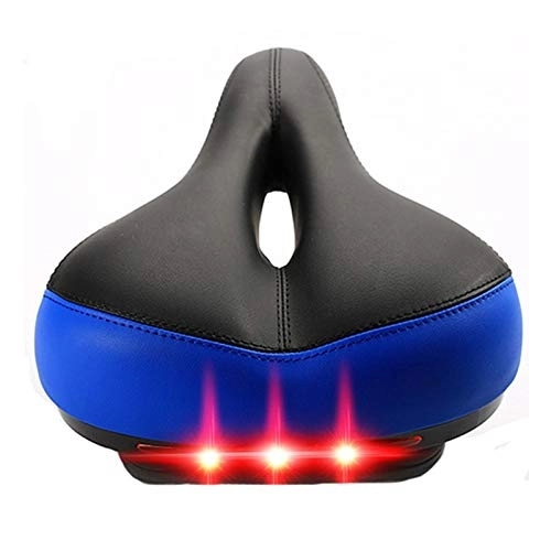 Sièges VTT : WWZYX Selle de vélo, Confortable Selle Imperméable et Respirante Selle Souple de vélo de Montagne avec la Selle Large de VTT de feu arrière Confortable