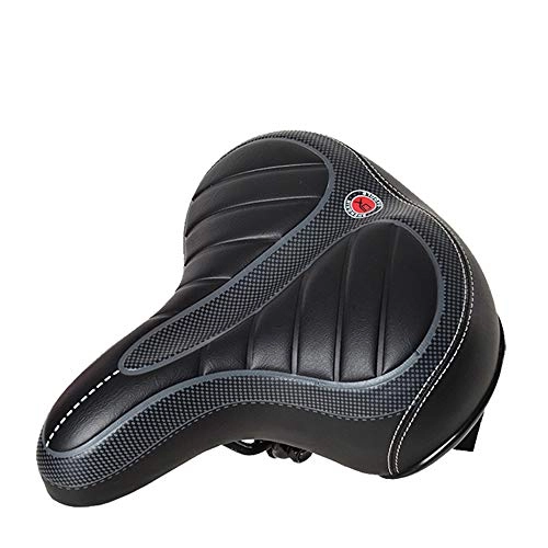 Sièges VTT : WYYZSS Selle de Vélo, Selle Velo Gel Ergonomique avec Boule d'Amortisseur à Double Ressort, Selle Gel Rempli de Mousse de Gel, Siège de Vélo Confortable avec Bande Réfléchissante pour (2 pièces)