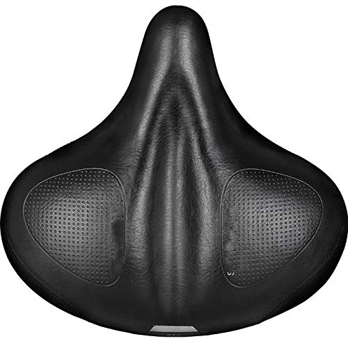 Sièges VTT : WZ YDTH Selle de Vélo, Selle Velo Imperméable et Respirante Ergonomique, 24 * 25cm Noir Doux Grand Gel Route VTT vélo de Montagne vélo Selle