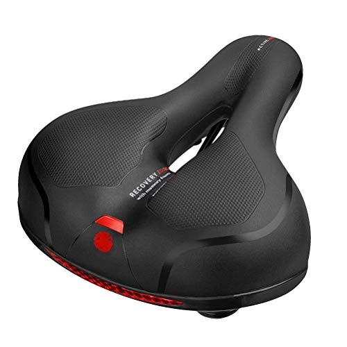 Sièges VTT : WZ YDTH Selle Vélo Confort Plus Grande, Antichoc Selle VTT à Design Creux Respirant, Selle de vélo de Rechange rembourrée Large et Souple en Mousse absorbante