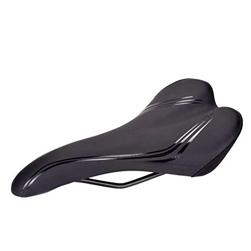 Sièges VTT : XINGYA Vélo Selle Confort Large vélo Gel Cruiser supplémentaire Pad Selle vélo Accessoires for VTT Route vélo Pliant (Color : Black)