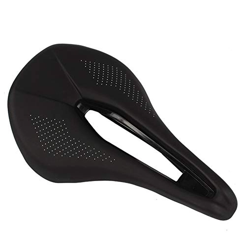 Sièges VTT : XINGYA Vélo Selle Montagne Route Selle VTT Souple Creux Avant Siège Grand Vélo Pièces Vélo Selle (Color : Black)