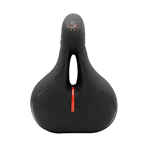 Sièges VTT : Xingying Coussin de selle de vélo de course, selle de VTT en gel - Amortisseur large - Accessoire confortable - Selle de vélo de rechange avec large coussin - Pour homme et femme - Confort