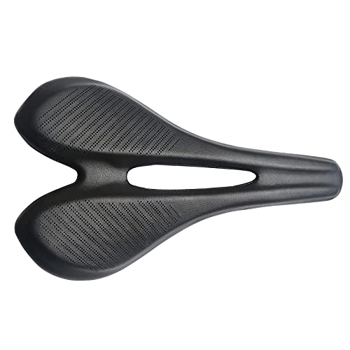 Sièges VTT : XINKONG Selle de vélo 2021 en fibre de carbone pour vélo de route VTT 3K Base en carbone Ultra cuir