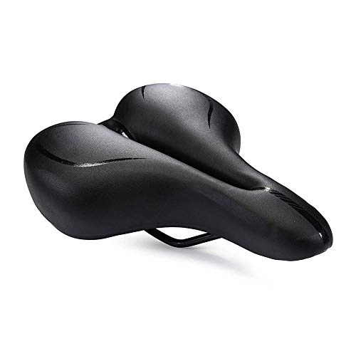 Sièges VTT : XXZ Selle de vélo confortable rembourrée avec coussin doux pour VTT et vélos de ville, noir