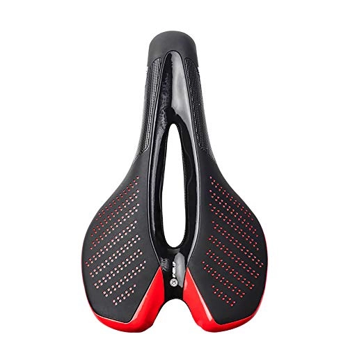 Sièges VTT : XXZ Selle Selle VTT Gel Selle de Vlo Selle Vlo Confort Convient pour VTT / Bicyclette / Cyclisme Sige de Vlo Creux et Ergonomique, Rouge