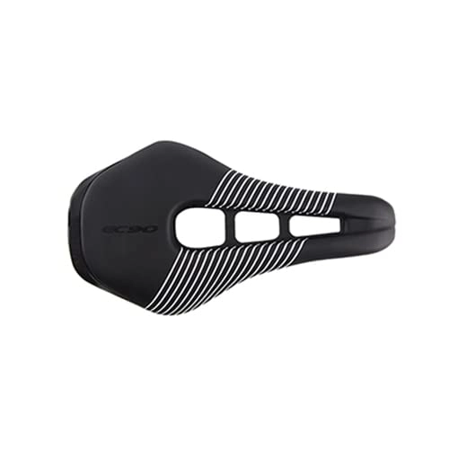 Sièges VTT : ZJF Selle de siège de vélo MTB Selle à vélo de Route Selle de VTT VTT Racing Selle Puce Selin MTB Respirant Soft Cyclisme Coussin Coussin Confort Bike Siège 1PC (Color : Black White)