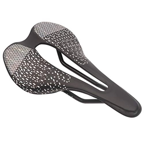 Sièges VTT : ZNQPLF Selle de vélo de Bicyclette de Carbone réfléchissante VTT VTT Selle à vélo Vélo Cyclisme Coussin Coussin Coussin Coussin de vélo #20 (Color : Grey)