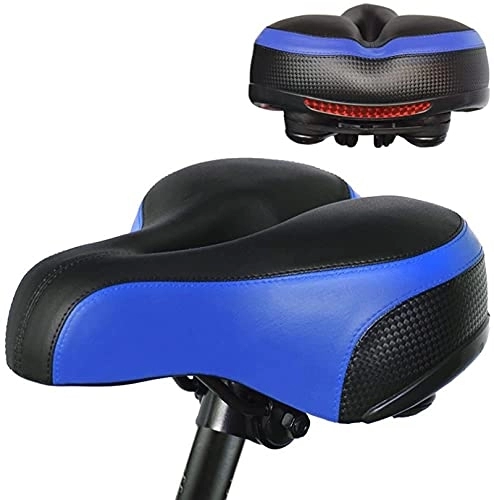 Sièges VTT : ZXM Selle de vélo solide pour enfants - Accessoires de poussette - Siège de vélo pliable pour VTT - Coussin de siège durable (couleur : bleu)