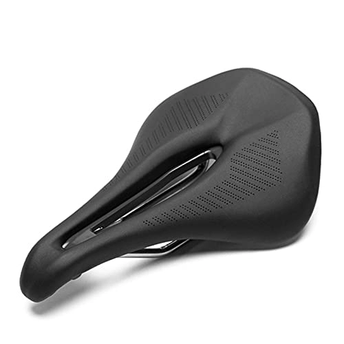 Sièges VTT : ZYNS Selle de vélo de route large respirante pour triathlon, course, VTT, fibre de carbone souple, coussin 257 g