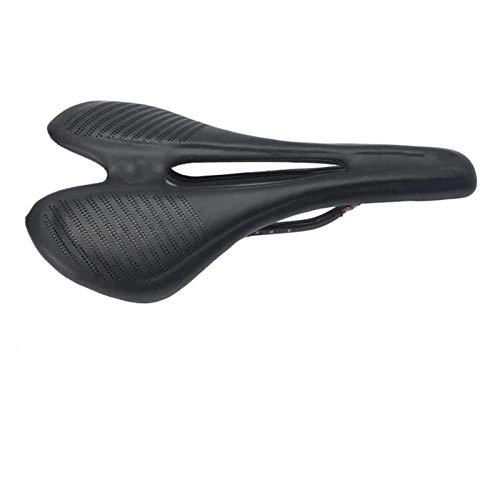 Sièges VTT : ZYZYP Selles Siège De Vélo Super Léger en Fibre De Carbone 3K Selle De Vélo VTT Siège Avant Coussin en Cuir Rencontre Le Design Ergonomique 140g siège vélo