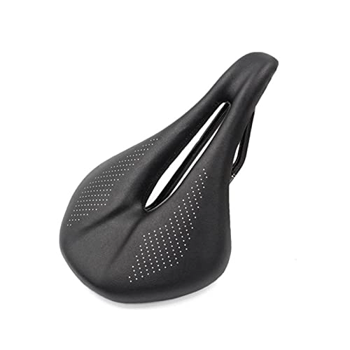 Sièges VTT : ZZHH Court Selle en Fibre de Carbone Bicyclette Bicyclette Road VTT Mountain VTT Coussin Coussin Cuir PU Cuir Race Cyclisme Large 155mm (Color : 240 x 155mm)