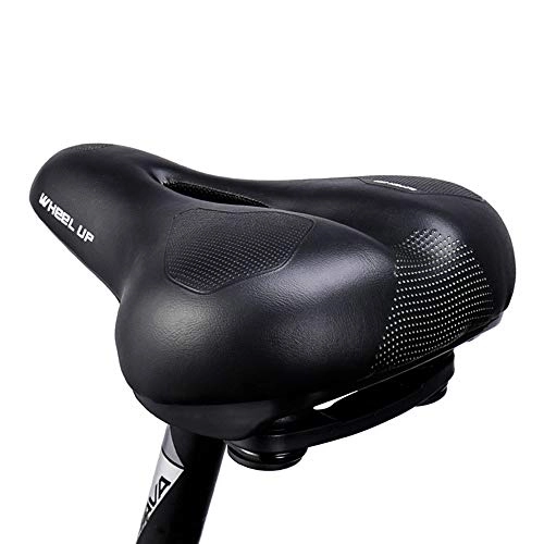 Sièges VTT : Équipement Vélo Vélo Selle selle confortable for les personnes âgées extra large et rembourré vélo selle for les hommes et les femmes Confort vélo Remplacement du siège du vélo Coussin de siège Tapis