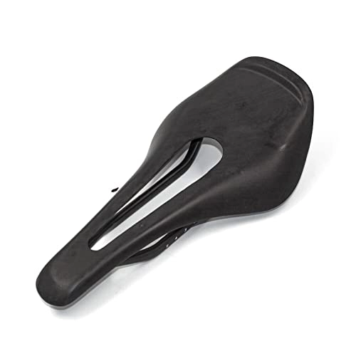 Asientos de bicicleta de montaña : GAWDI Sillín De Bicicleta De Montaña De Carbono Completo, Asiento De Bicicleta De Carretera MTB, Cojín Superligero UD Mate 83g + / -5g sillín de Bicicleta (Color : Black)