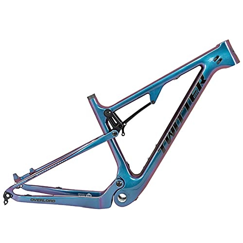 Cuadros de bicicleta de montaña : LJHBC Marco de Bicicleta Cuadro de Bicicleta de montaña de Fibra de Carbono 29ER Clase Todoterreno XC Bicicleta con Amortiguador (Sin Amortiguador)(Size:29x19in)