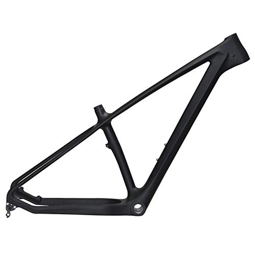 Cuadros de bicicleta de montaña : PPLAS Marco de la Bicicleta de Grasa de Carbono con la bifurcación 26er Carbon MTB Bike Bike Friendset 26 × 5.0 Mountain Snow Bicycle Frame (Color : Only Frame, Size : 20inch Glossy)