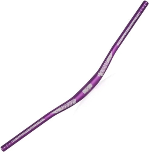 Manillares de bicicleta de montaña : Manillar En Forma De Golondrina For Bicicleta De Montaña MTB, Manillares De Aleación De Aluminio For Bicicleta De Carretera De 31, 8mm X 720 / 780mm For Descenso Y Enduro (Color : Purple, Size : 720mm*