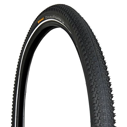 Neumáticos de bicicleta de montaña : Continental Double Fighter III Reflex 2.0 Sport Neumáticos para Bicicleta, Unisex Adulto, Negro, Uni