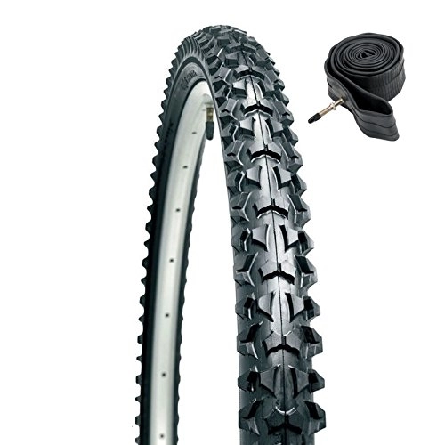 Neumáticos de bicicleta de montaña : CST Eiger 26" x 1.95 Mountain Bike Tyre & Presta Inner Tube