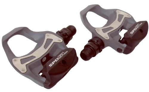 Pedales de bicicleta de montaña : Shimano PDR550G - Spd-Sl R550, color gris