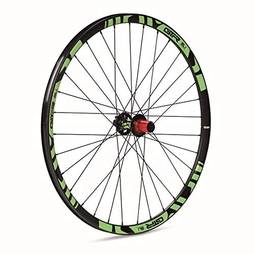 Ruedas de bicicleta de montaña : GTR GTR-SL Rueda delantera para MTB, unisex adulto, verde, 27, 5" x 23 mm