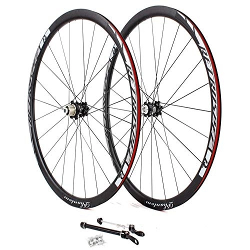 Ruedas de bicicleta de montaña : Juego De Ruedas Traseras Delanteras De Bicicleta De 29 Pulgadas, Rueda De Bicicleta De Montaña Aleación De Doble Pared Ciclismo MTB-Rim Freno De Disco 24H Liberación Rápida Compatible 8-11 Velocidad