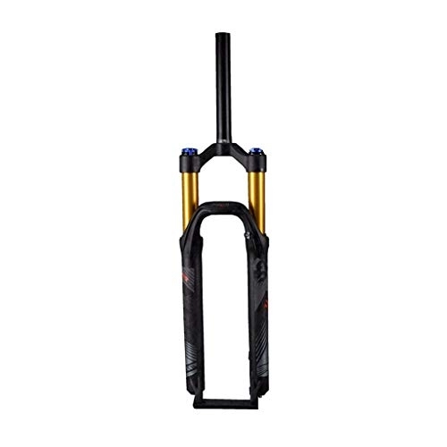 Tenedores de bicicleta de montaña : aiNPCde 26 27.5 Pulgadas Horquilla Suspension Bicicleta 1-1 / 8" por Montaña Carretera Bici Recorrido 120mm (Color : Black, Size : 26 Inch)