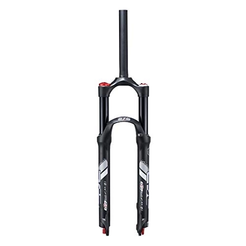 Tenedores de bicicleta de montaña : aiNPCde Bicicleta de Montaña Bike Horquilla de Suspensión MTB 26"27, 5", Aire, 100 mm, 1-1 / 8", QR, Bloqueo Manual, Ajuste de Amortiguación, Tenedor Frontal (Color : Black, Size : 27.5 Inches)