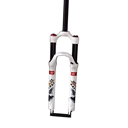 Tenedores de bicicleta de montaña : AISHANG Horquilla con Amortiguador Horquilla de suspensión para Bicicleta de montaña de 26 Pulgadas, Control de Hombro de Ciclismo MTB de aleación de Aluminio Ligero de 1-1 / 8 '(Color: B, Tamaño: 2