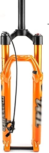 Tenedores de bicicleta de montaña : Amdieu Horquilla delantera de aire for bicicleta de montaña de 27, 5 / 29 pulgadas, eje cilíndrico de viaje de aleación de magnesio de 100mm, horquillas de aire for bicicleta de montaña, amortiguador Hor