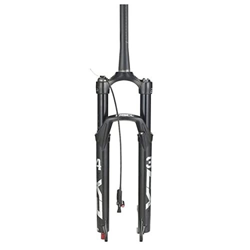 Tenedores de bicicleta de montaña : Amdieu Toteras Delanteras de montaña Bike 26 27.5 29 Pulgadas, 120 mm de Viaje 1-1 / 8"Disco BRINO DE Disco Bicicleta de Horquilla de Horquilla for neumáticos de 1.5-2.45" Horquilla Suspensión