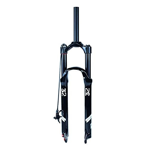 Tenedores de bicicleta de montaña : AWJ Horquilla de Aire MTB, 26 / 27, 5 / 29 Pulgadas, 140 mm, aleación de Aluminio de Viaje, Horquilla amortiguadora, Ajuste de amortiguación de Bloqueo Remoto, para MTB BIKEe