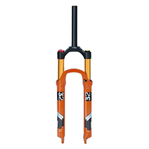 Tenedores de bicicleta de montaña : AWJ Horquilla Delantera de aleación de magnesio, Tubo Recto de 26 / 27, 5 / 29 Pulgadas, Freno de Disco de 120 mm de Carrera de Horquilla de Aire, para Accesorios de Bicicleta