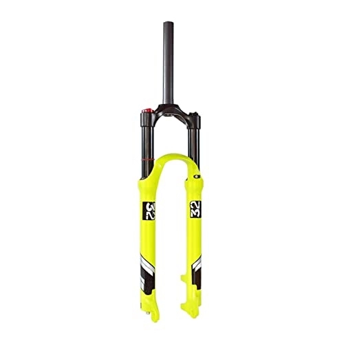 Tenedores de bicicleta de montaña : AWJ Horquillas de Amortiguador de Bicicleta de presión de Aire, 26 / 27.5 / 29 Pulgadas de Carrera 130 mm QR 9x100 mm Horquillas de Bicicleta de montaña Suspensión para Deportes al Aire lib