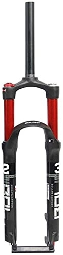 Tenedores de bicicleta de montaña : DACYS Horquilla Delantera para Bicicleta Montaña Aleación de Aluminio Ciclismo Montaña Bicicleta Suspensión Tenedor 26 / 27.5 / 29 Pulgadas Fork, for MTB Bike (Color : Red, Size : 26 Inch)