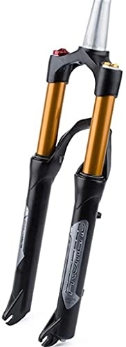 Tenedores de bicicleta de montaña : DACYS Horquilla Delantera para Bicicleta Montaña For Ruedas Acolchadas Control de Hombro Accesorios for Bicicletas. (Color : Black, Size : 26inch)