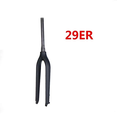 Tenedores de bicicleta de montaña : Generies Mountain Bikes Carbon Fork 29er Tapered MTB Horquilla Disco Freno Carbono Fork 1-1 / 8'to1-1 / 2 'Light 500g 1 EF100-29