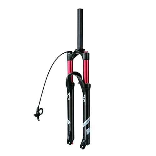 Tenedores de bicicleta de montaña : Horquilla de Aire Amortiguador de Bicicleta Horquilla de Aire, 26 / 27.5 / 29 Pulgadas, 130 mm de Recorrido 1-1 / 8"Control de Cable Ajuste de Rebote 9 mm QR para MTB BIKEe Accesorios
