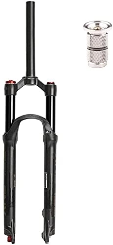 Tenedores de bicicleta de montaña : Horquilla de Bicicleta MTB Forks Bicicleta de bicicleta Bicicleta de montaña 26 27.5 29 pulgadas Tenedor de suspensión, aleación de magnesio MTB Air Horquillas, con tapón de expansión, accesorios de b