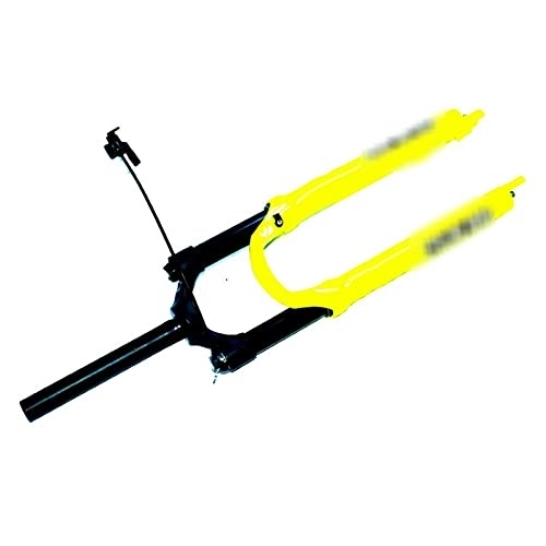 Tenedores de bicicleta de montaña : Horquilla de bicicleta MTB Mountain Bike Air Fork Plug Suspensión 26 27.5 29 pulgadas 100-120mm Stroke (Color: caqui oscuro)