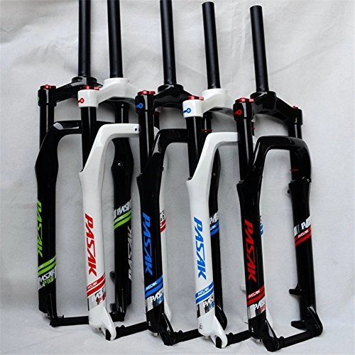 Tenedores de bicicleta de montaña : Horquilla para bicicleta de 26"grasa nieve arena playa bicicleta amortiguacin de aire hidrulico Manual horquilla
